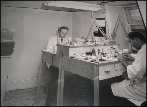 Henri Rotsaert at a workstation
